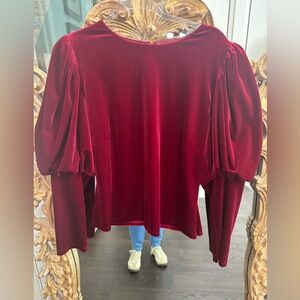 Ralph Lauren velvet top